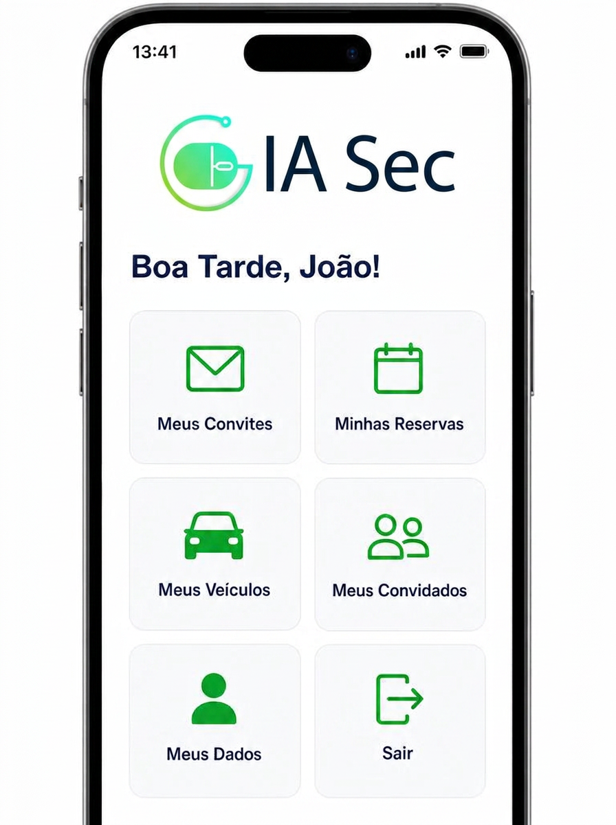Tela do app IASEC